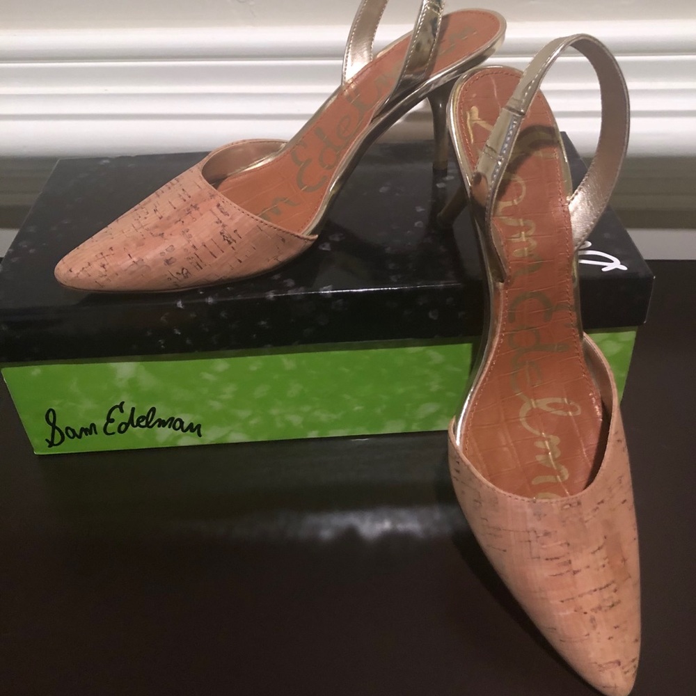 Sam Edelman orly cork sling back